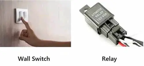 Car-Relay-And-Wall-Switch