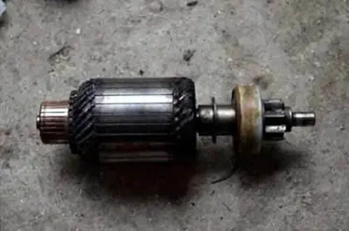 Direct Drive Starter Motor Armature and Pinion Gear