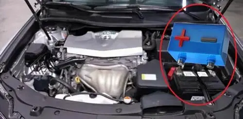 Jump Starting The Car By Tipping The Battery Upside Down