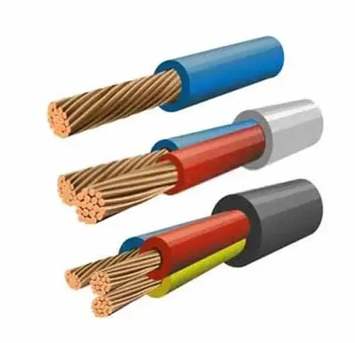 Set of Electrical Copper Core Multi Strand Cables.