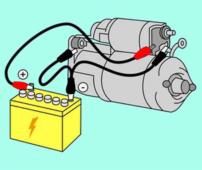 how to test a starter motor with multimeter without removing it