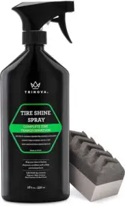 Trinova Tire Shine Spray No Wipe